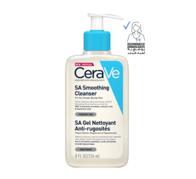 غسول منعم للبشرة الجافة والخشنة